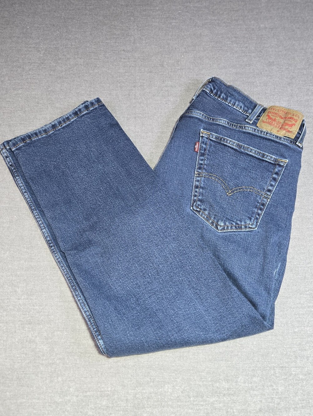 Levi's 559 Relaxed Straight Jeans Men's 38x30 Dark Wash Denim